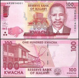 MALAWI 100 KWACHA UNC BANKNOTE