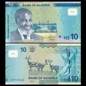 NAMIBIA 10 DOLLARS UNC BANKNOTE