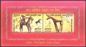 INDIA- MONGOLIA JOINT ISSUE MINIATURE SHEET