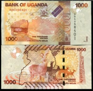 UGANDA 1000 SHILLING UNC BANKNOTE