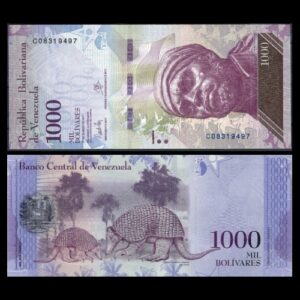 VENEZUELA 1000 BOLIVARES UNC BANKNOTE