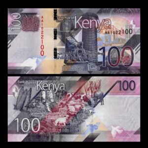 KENYA 100 SHILLING UNC BANKNOTE