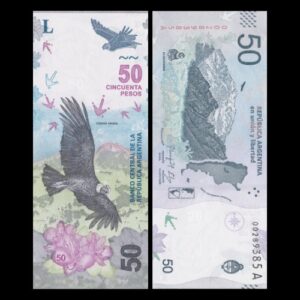 ARGENTINA 50 PESOS UNC BANKNOTE