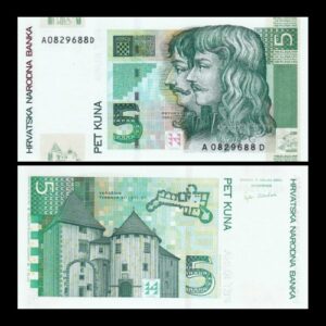 CROATIA 5 KUNA UNC BANKNOTE