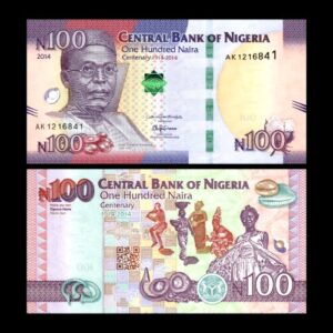 NIGERIA 100 NAIRA UNC BANKNOTE